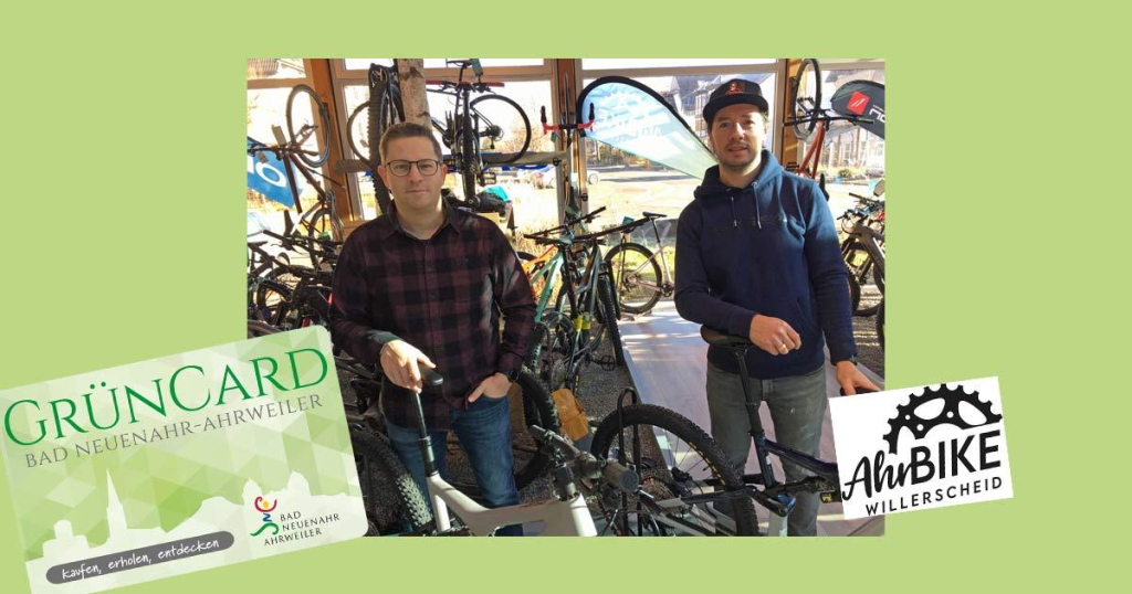 Ahrbike jetzt Akzeptanzstelle der Grüncard